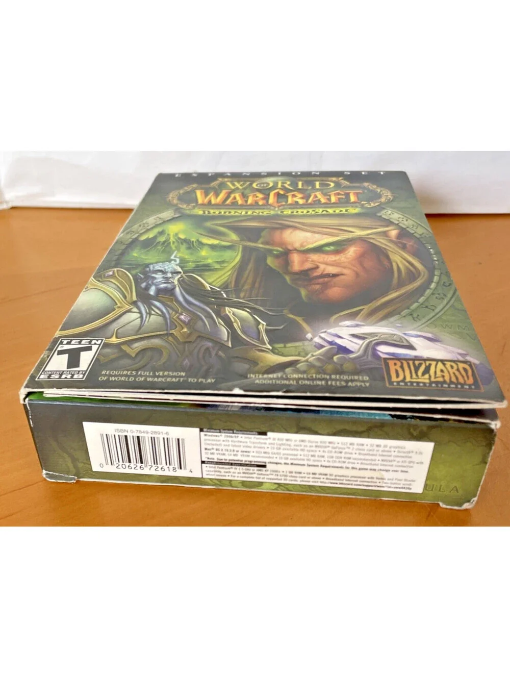 World of Warcraft Vanilla Jewel Case & The Burning Crusade PC Big Box Bundle Lot